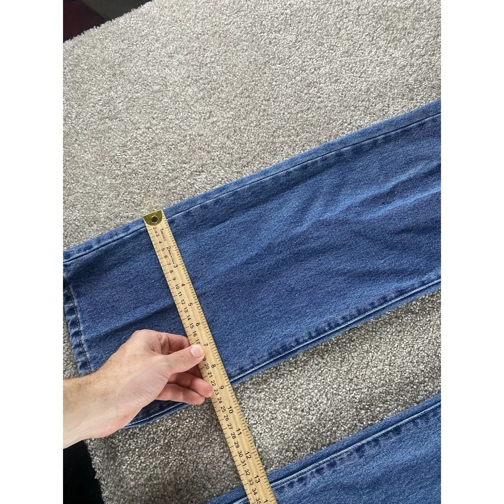 Levi's 517 Bootcut Medium Wash Jeans Mens 36x32 Cotton Whiskered Western Work